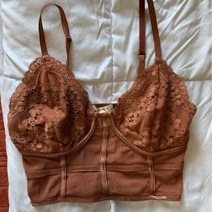 Lace crop top